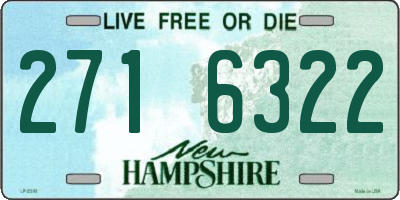NH license plate 2716322