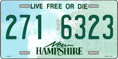 NH license plate 2716323