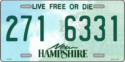 NH license plate 2716331