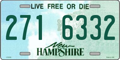 NH license plate 2716332