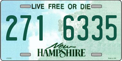 NH license plate 2716335
