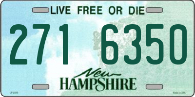 NH license plate 2716350