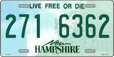 NH license plate 2716362