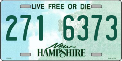 NH license plate 2716373
