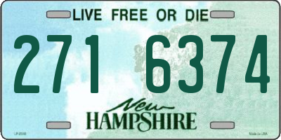NH license plate 2716374