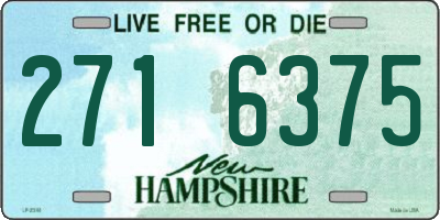 NH license plate 2716375
