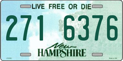 NH license plate 2716376