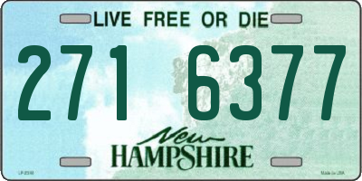 NH license plate 2716377
