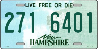 NH license plate 2716401
