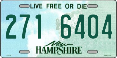 NH license plate 2716404