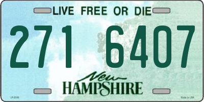 NH license plate 2716407