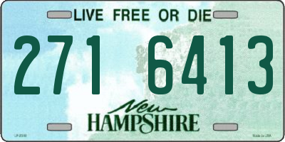 NH license plate 2716413