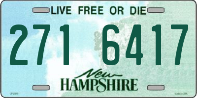 NH license plate 2716417