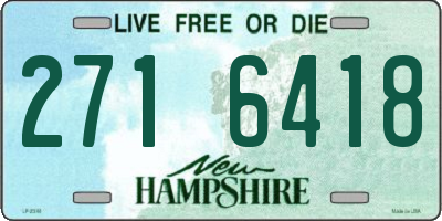 NH license plate 2716418
