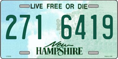NH license plate 2716419