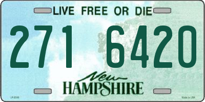 NH license plate 2716420