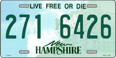 NH license plate 2716426