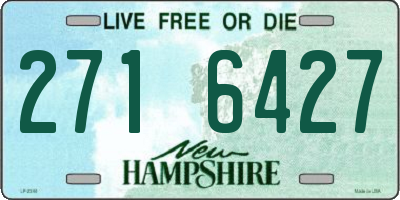 NH license plate 2716427