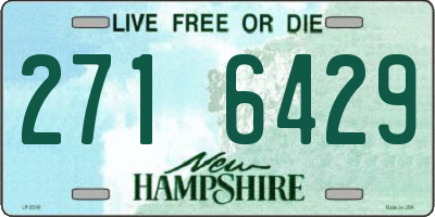 NH license plate 2716429