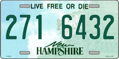 NH license plate 2716432