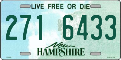 NH license plate 2716433
