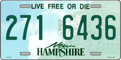 NH license plate 2716436