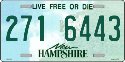 NH license plate 2716443
