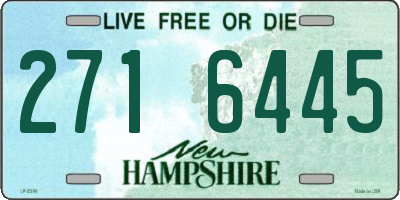 NH license plate 2716445