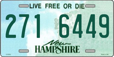 NH license plate 2716449