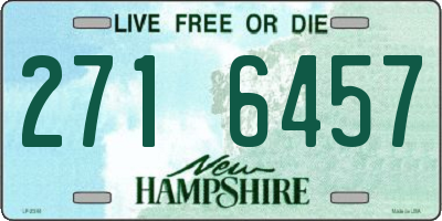 NH license plate 2716457