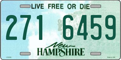 NH license plate 2716459