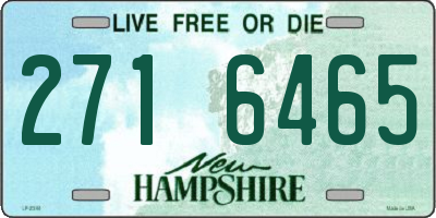 NH license plate 2716465