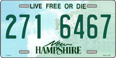 NH license plate 2716467