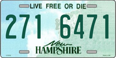 NH license plate 2716471