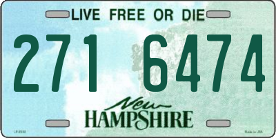 NH license plate 2716474