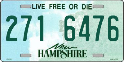 NH license plate 2716476