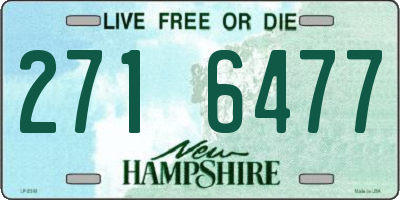 NH license plate 2716477