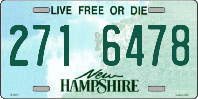 NH license plate 2716478