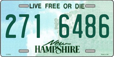 NH license plate 2716486