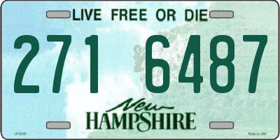 NH license plate 2716487
