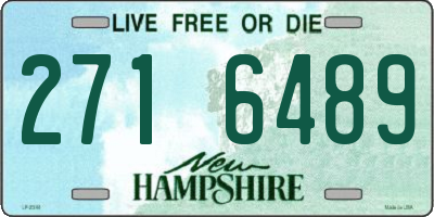 NH license plate 2716489