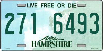NH license plate 2716493