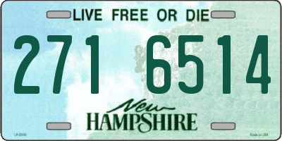 NH license plate 2716514