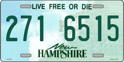NH license plate 2716515