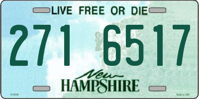 NH license plate 2716517