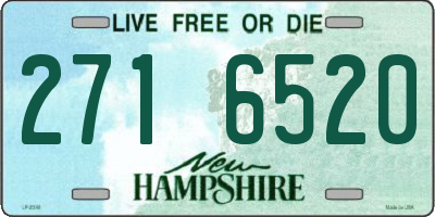 NH license plate 2716520