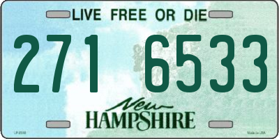 NH license plate 2716533