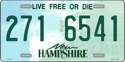 NH license plate 2716541