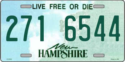 NH license plate 2716544