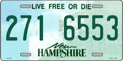 NH license plate 2716553